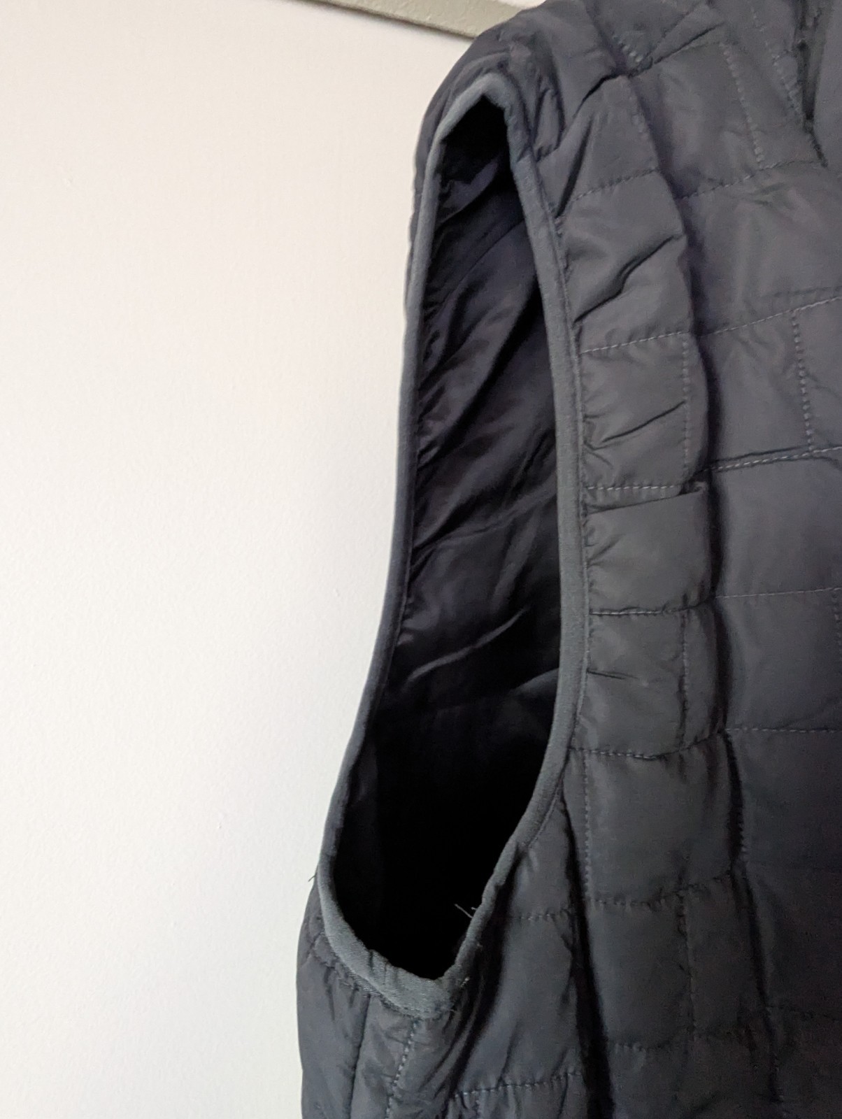 Mack Russo Puff Vest Men 2XL Black Full Zip Mock Neck Insulated Outwear Gorpcore
