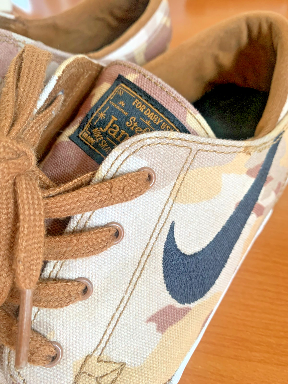 Nike SB Zoom Janoski PRM Parachute Beige Camo Mens AQ7878-200 Size 9.5