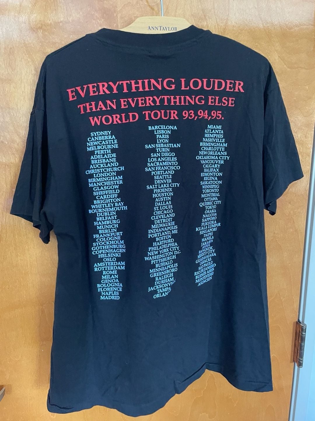 Vintage 1994 Meat Loaf Everything Louder World Tour T-Shirt XL