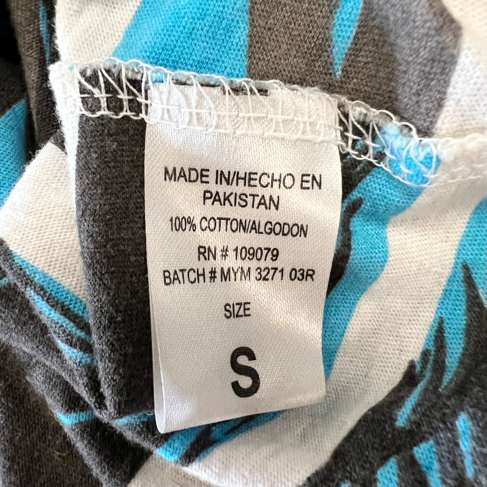 U.S. Apparel Men’s St. Augustine Beach Tank Top Gray/Multi Size Small