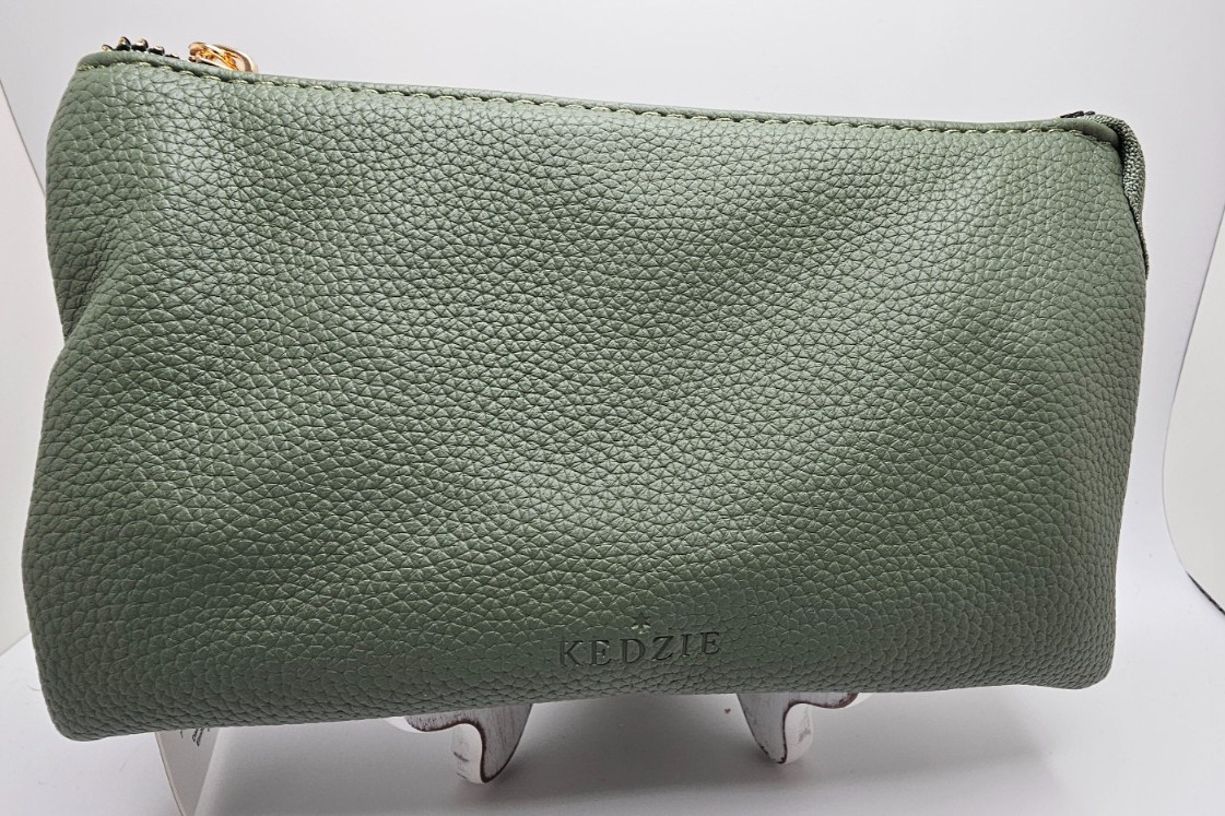 Kedzie Eclipse Wallet Crossbody Butter Soft Pebble Leather Various colors NWT