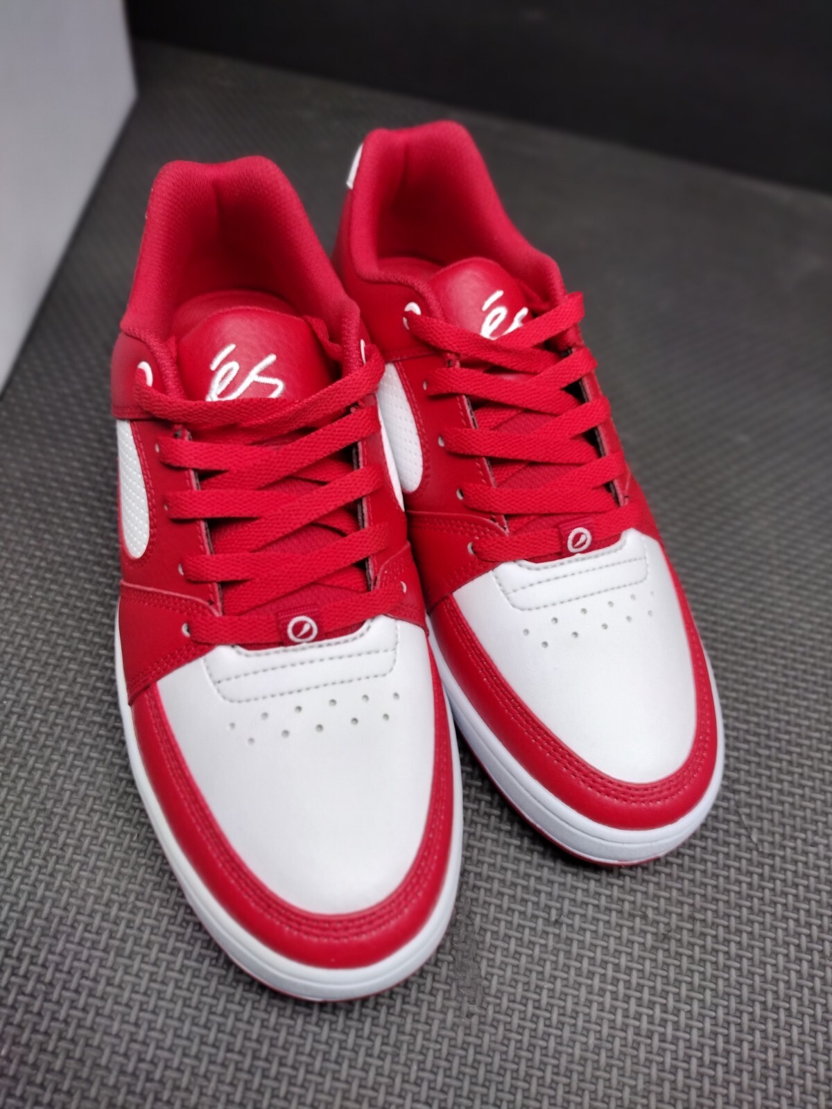 Es Accel Slim White/Red skate shoes SIZE IN PICTURES BLACK SALES SAMPLE NEW