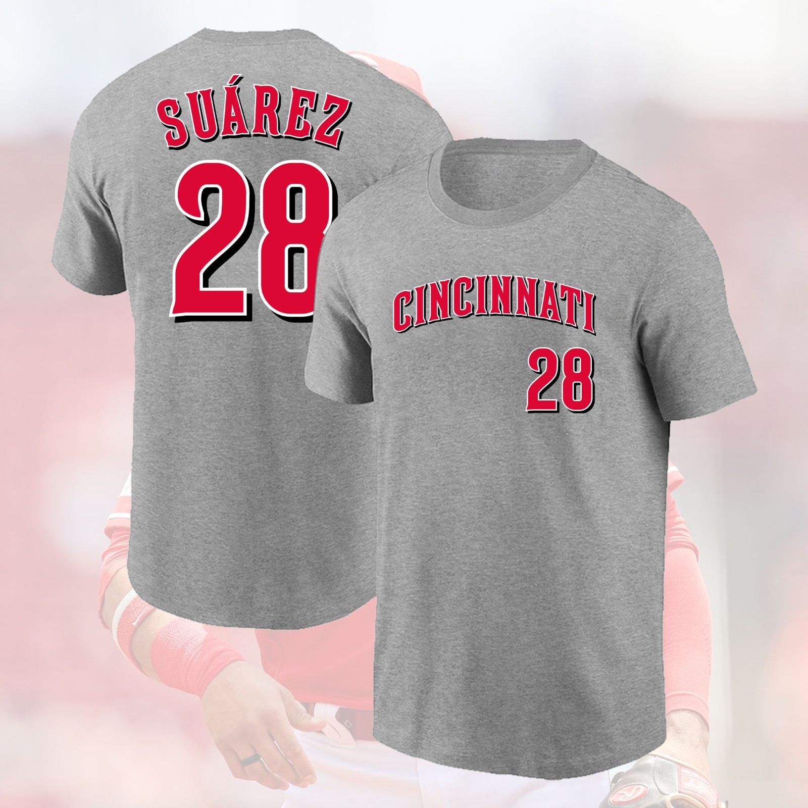 SALE HOT! Eugenio Suárez #28 Cincinnati Reds 2026 Name & Number Gift For Fans
