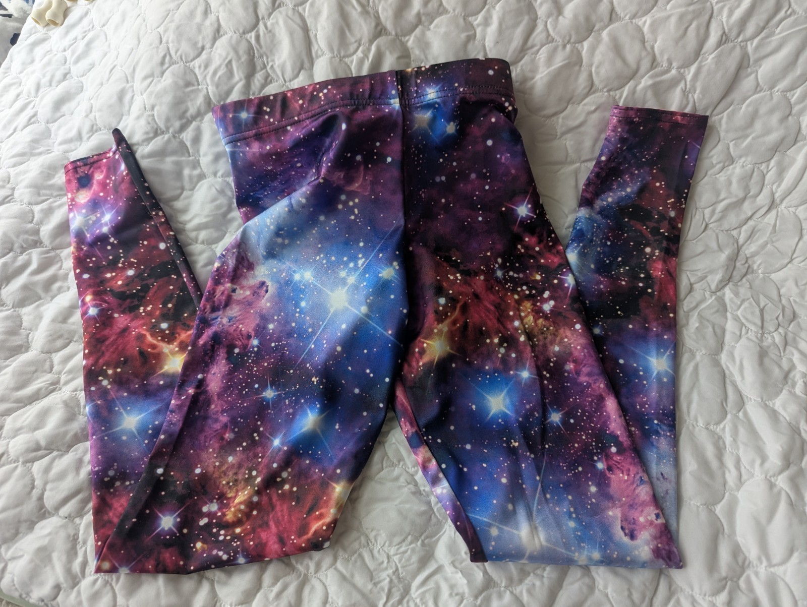 Black Milk Dark Purple Galaxy Leggings Size S Small