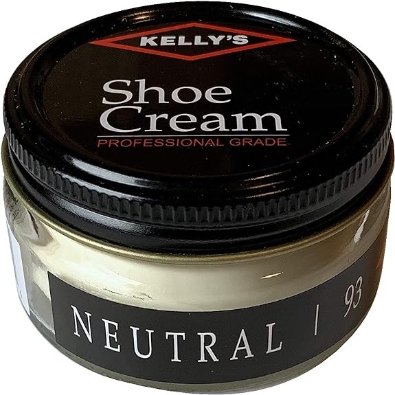 Kelly’s Shoe Cream – Professional Shoe Polish – 1.5 oz – Neutral