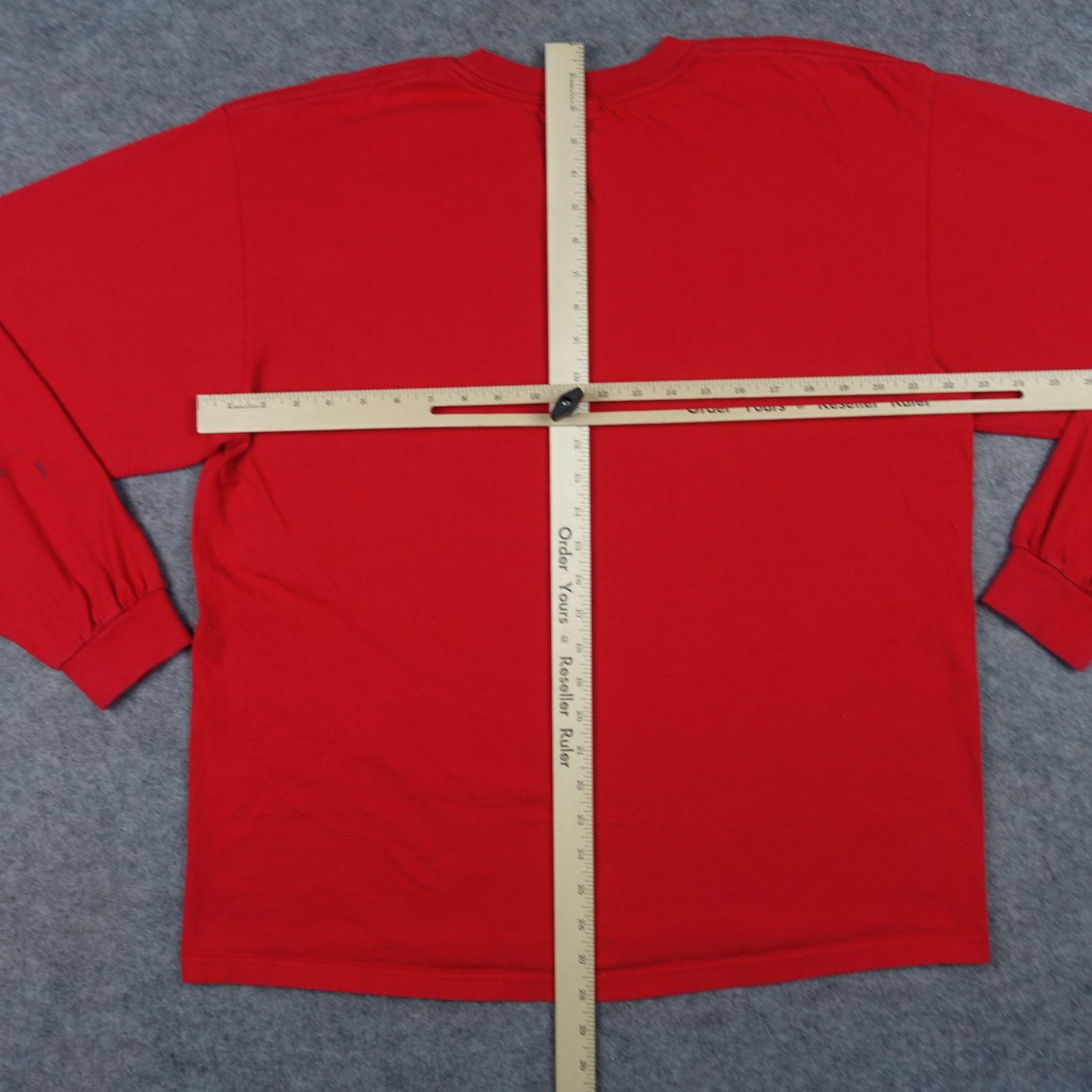 VINTAGE I Support Our Troops Shirt Mens XLarge Red Anvil Friday Long Sleeve Tee