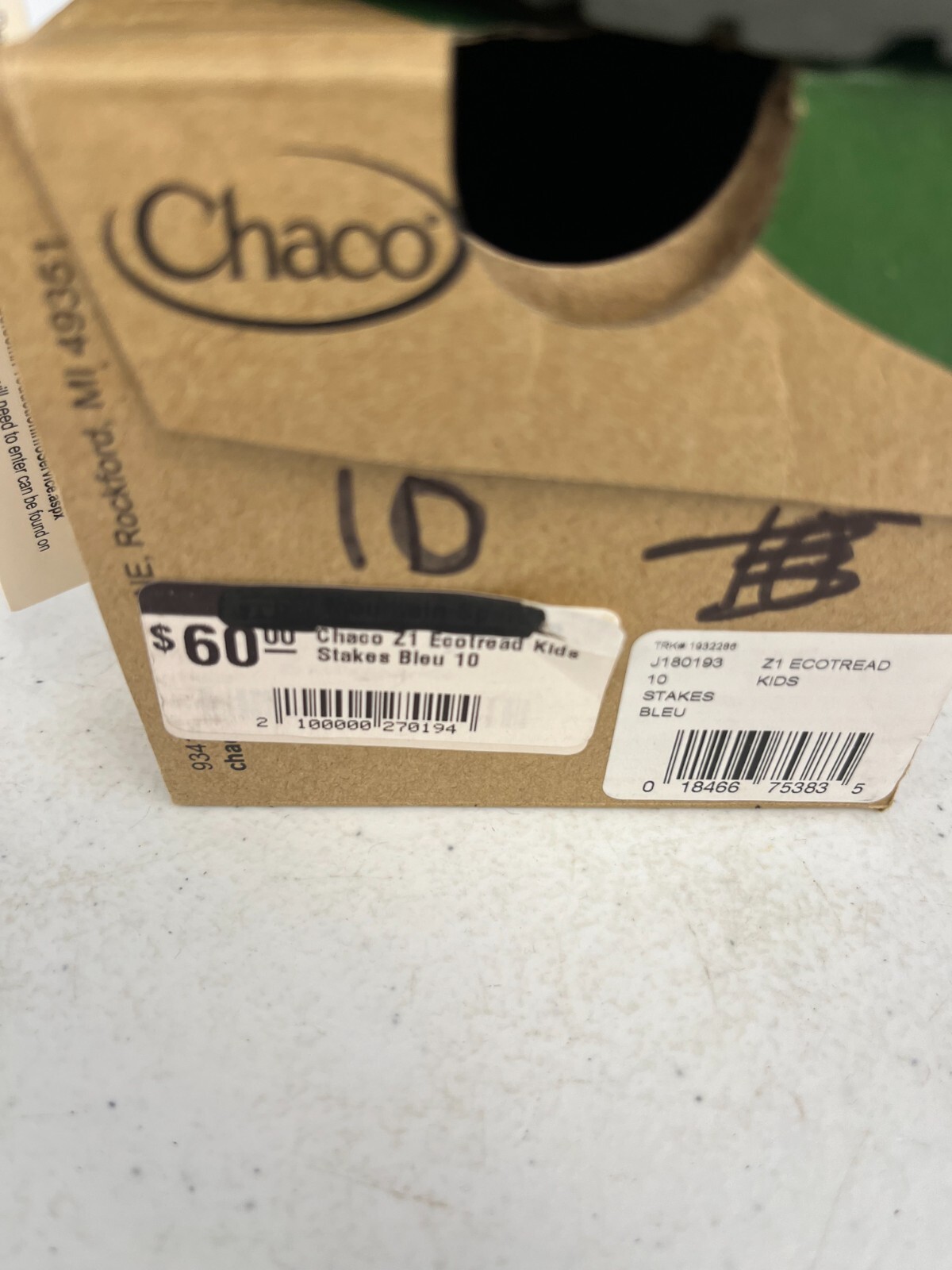 Chaco ZI Ecotread Sandals NIB Sz 1,2,3,4,5,6,10,11,12,13 US Big Kid Color Choice