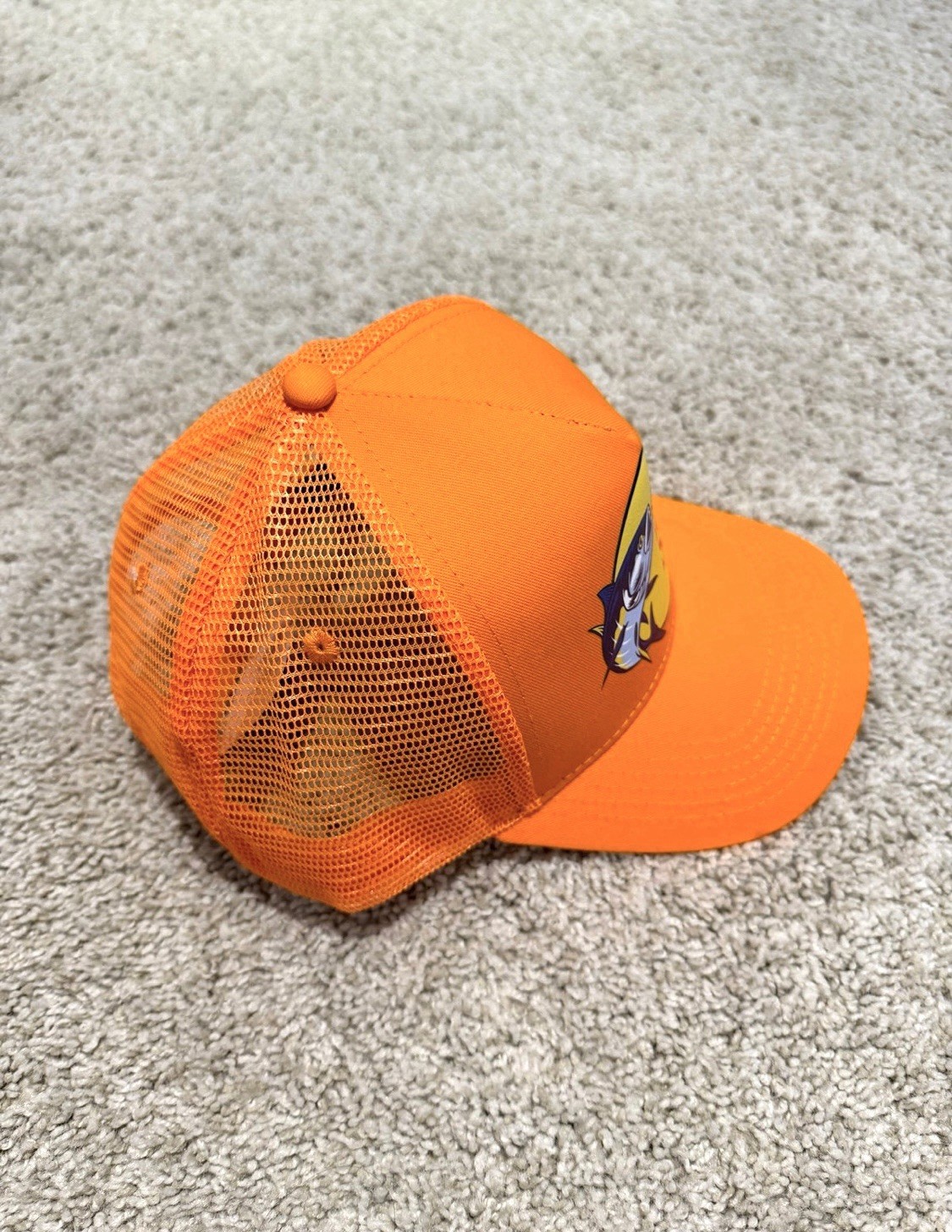 Defend Hawaii Ahi Poke Shops Orange Trucker Hat