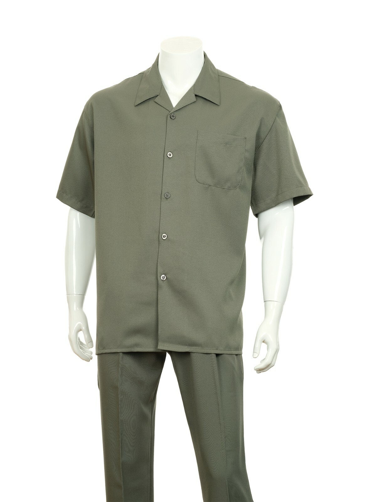 Men’s walking suit two piece set ,solid polyester design By fortino landi M2976