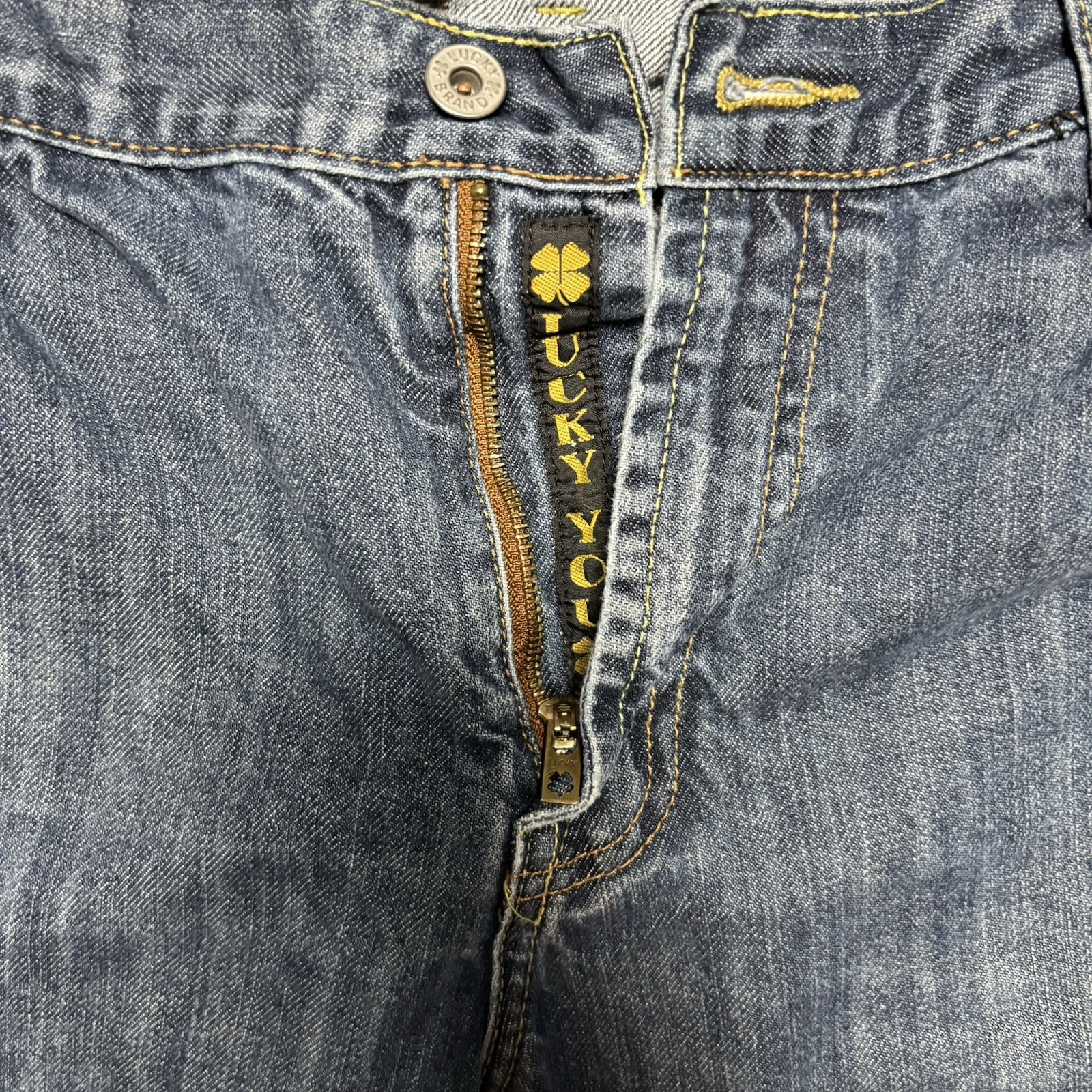Lucky Brand 185 Straight Jeans Mens 36×30 Lot 101 Regular Inseam Denim