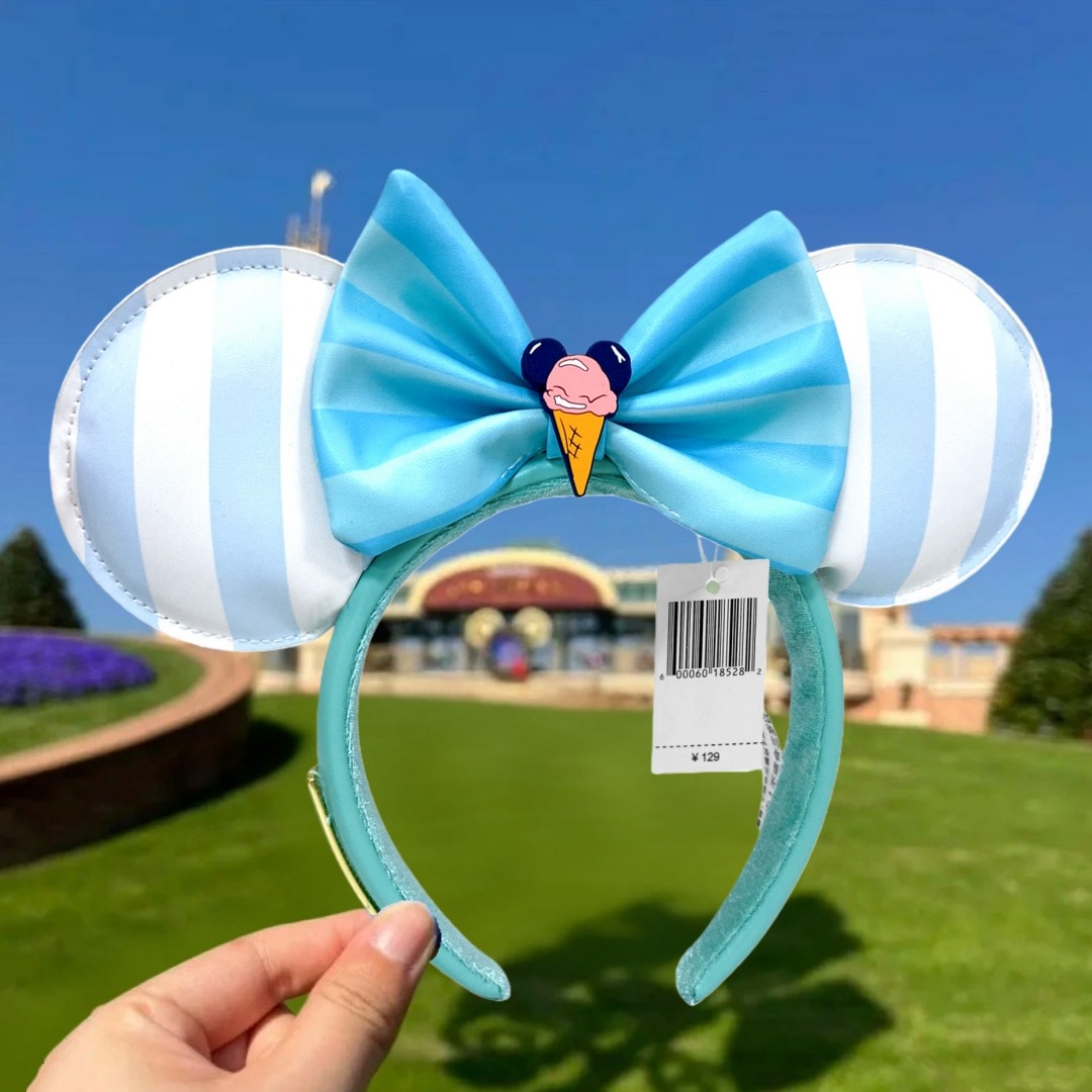Disney Parks Ice Cream Beach Club Headband Loungefly Mickey Mouse Minnie Ears