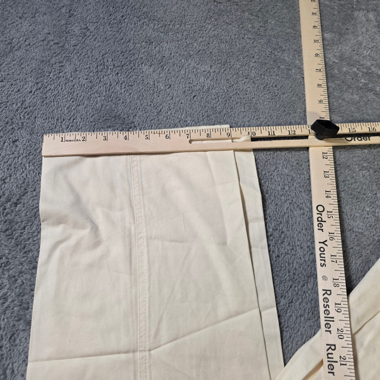 Timberland Mens 36 Weathergear Trousers Cream Straight Leg Cotton VTG Hungary
