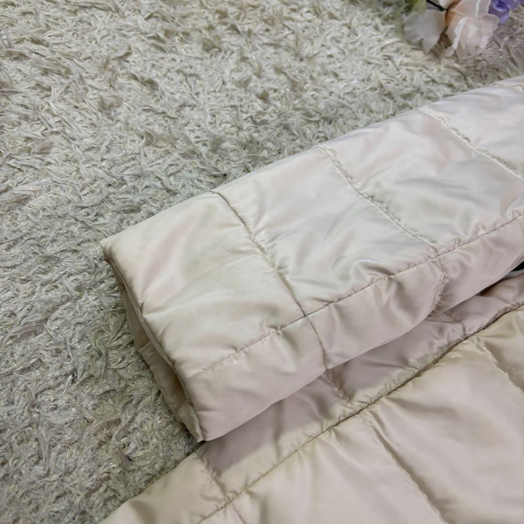 Max Mara 4-way reversible down coat for women, beige, size M.