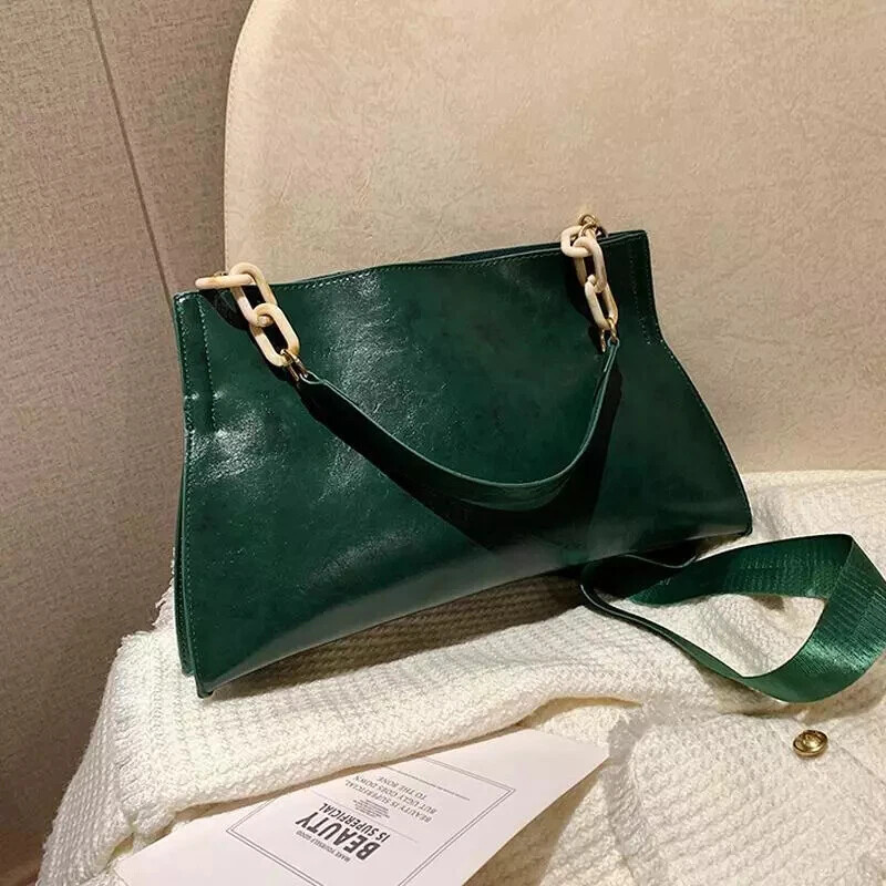 Women’s Large Capacity Soft Leather Shoulder Bag Crossbody Tote Handbag Purse
