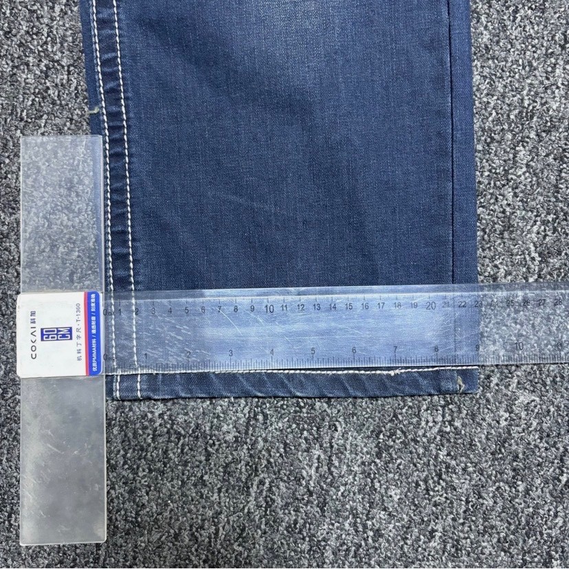 True Religion Men’s Straight Jeans | Blue Denim with White Stitching