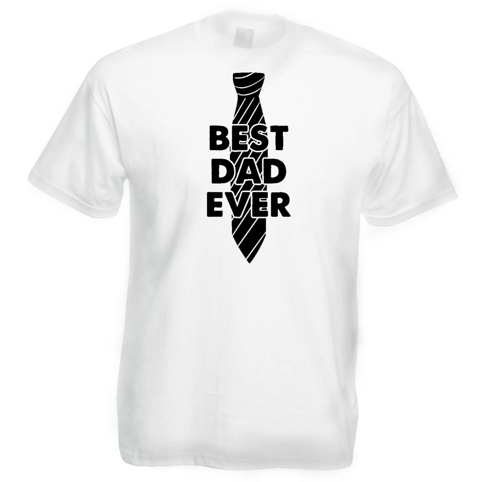 Best Dad Ever White T-Shirt XTSN274