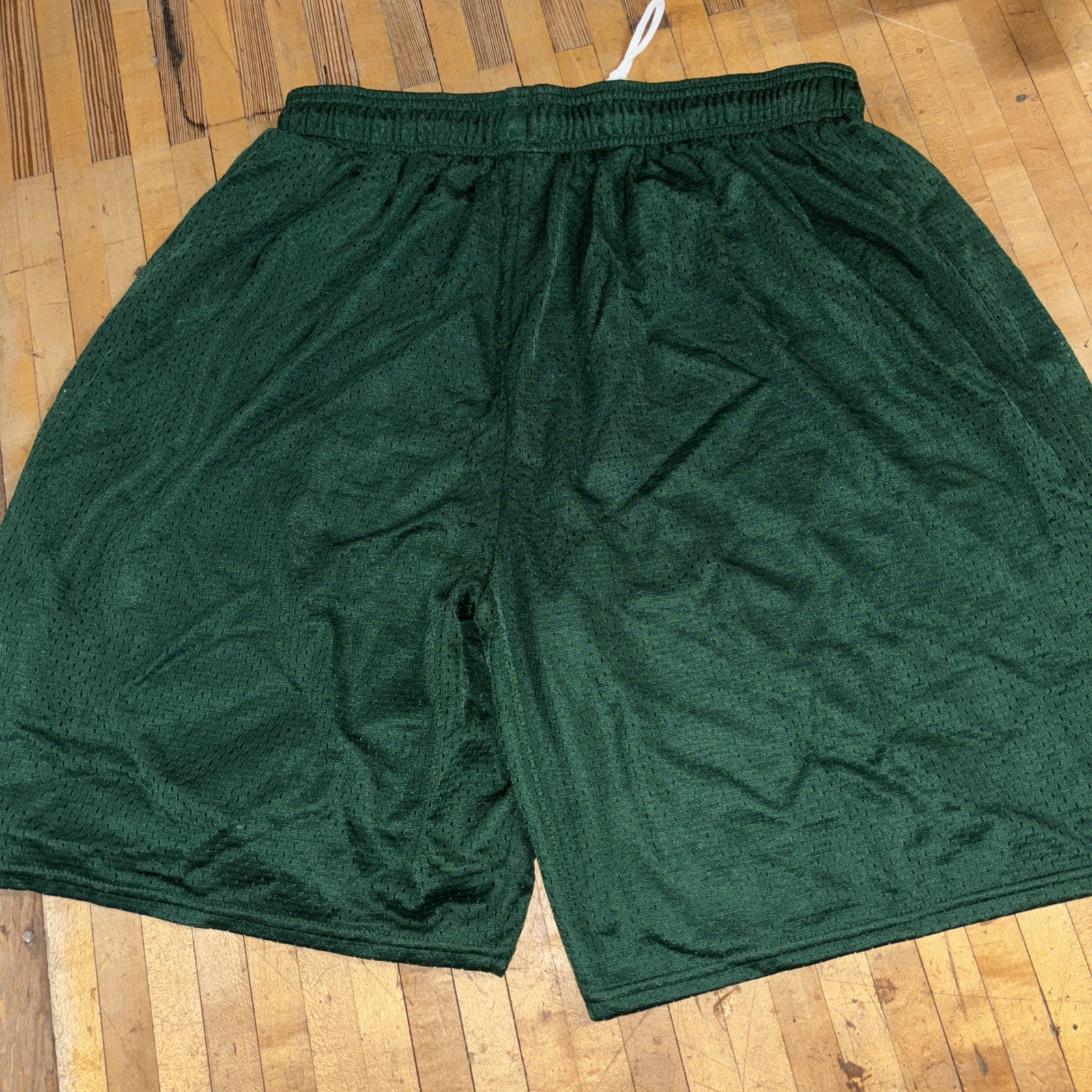 Men’s Russell Athletic Mesh Basketball Shorts Dark Green XL New With Tags