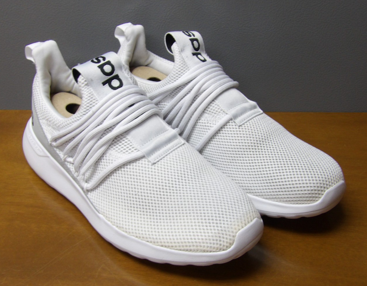Adidas – Lite Racer Adapt 7.0 – Cloudfoam Running Shoes – White – Size 13