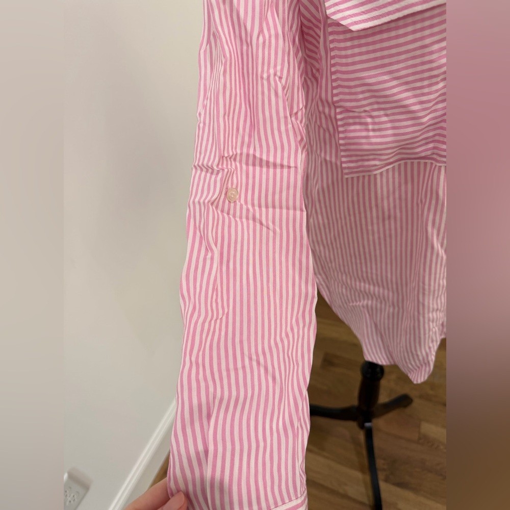 💗 Maeve by Anthropologie Striped Button-Down – Size S ✨