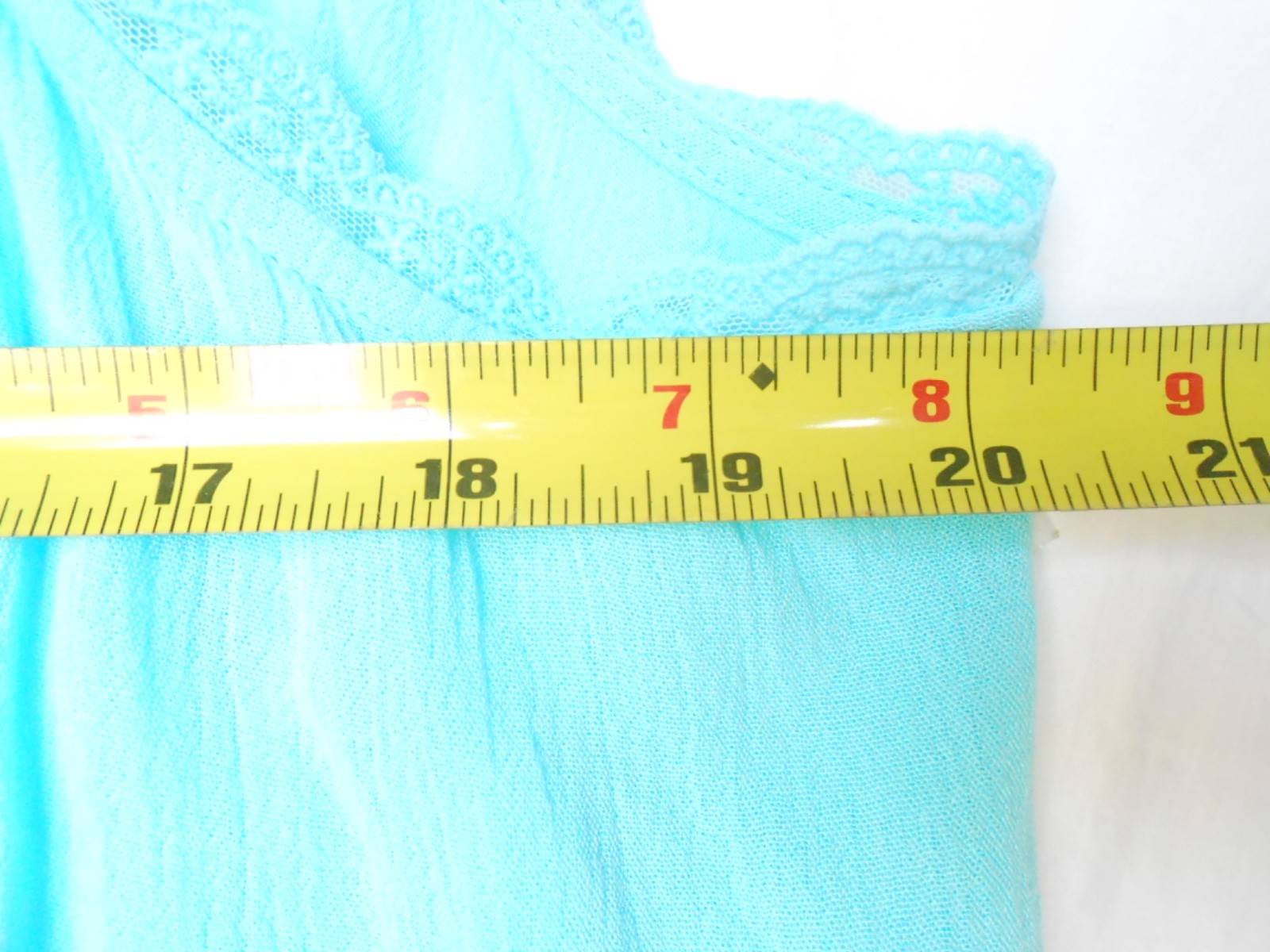 Torrid Aqua Blue Tunic Trapeze Dress Halter Rayon Lace Casual Party Cocktail NWT
