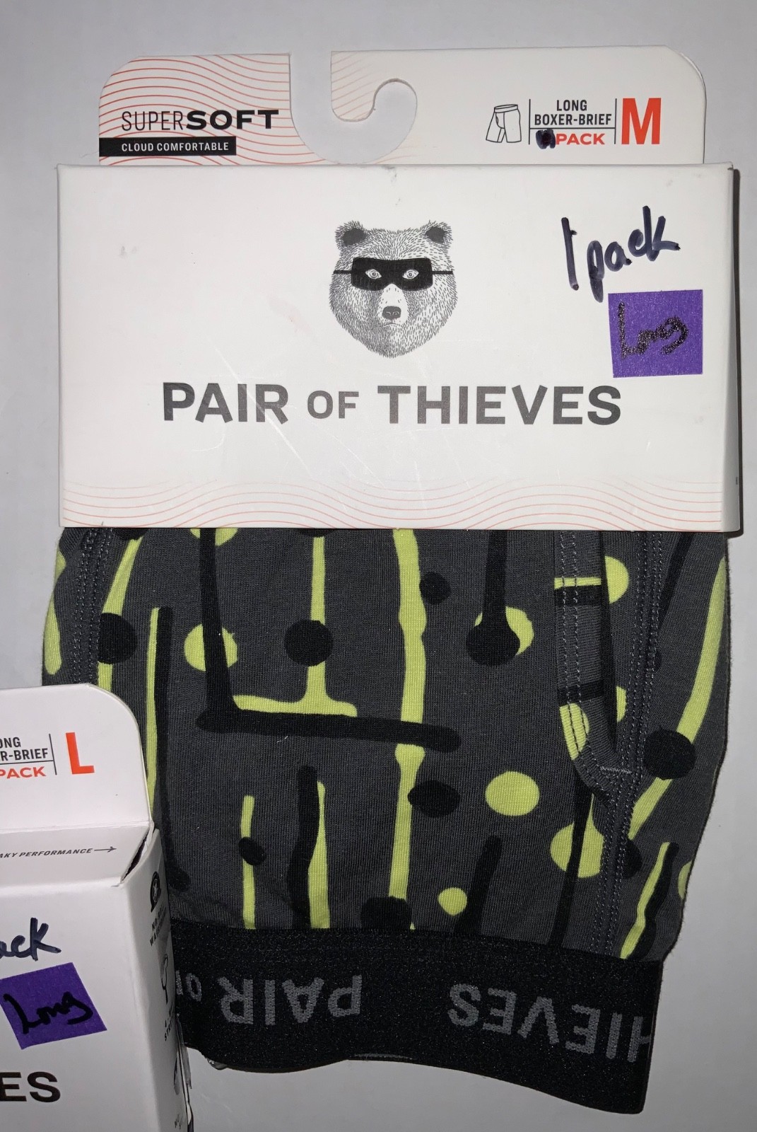 Pair Of Thieves SUPER SOFT LONG LEG Boxer Briefs the most fitting undies S M L