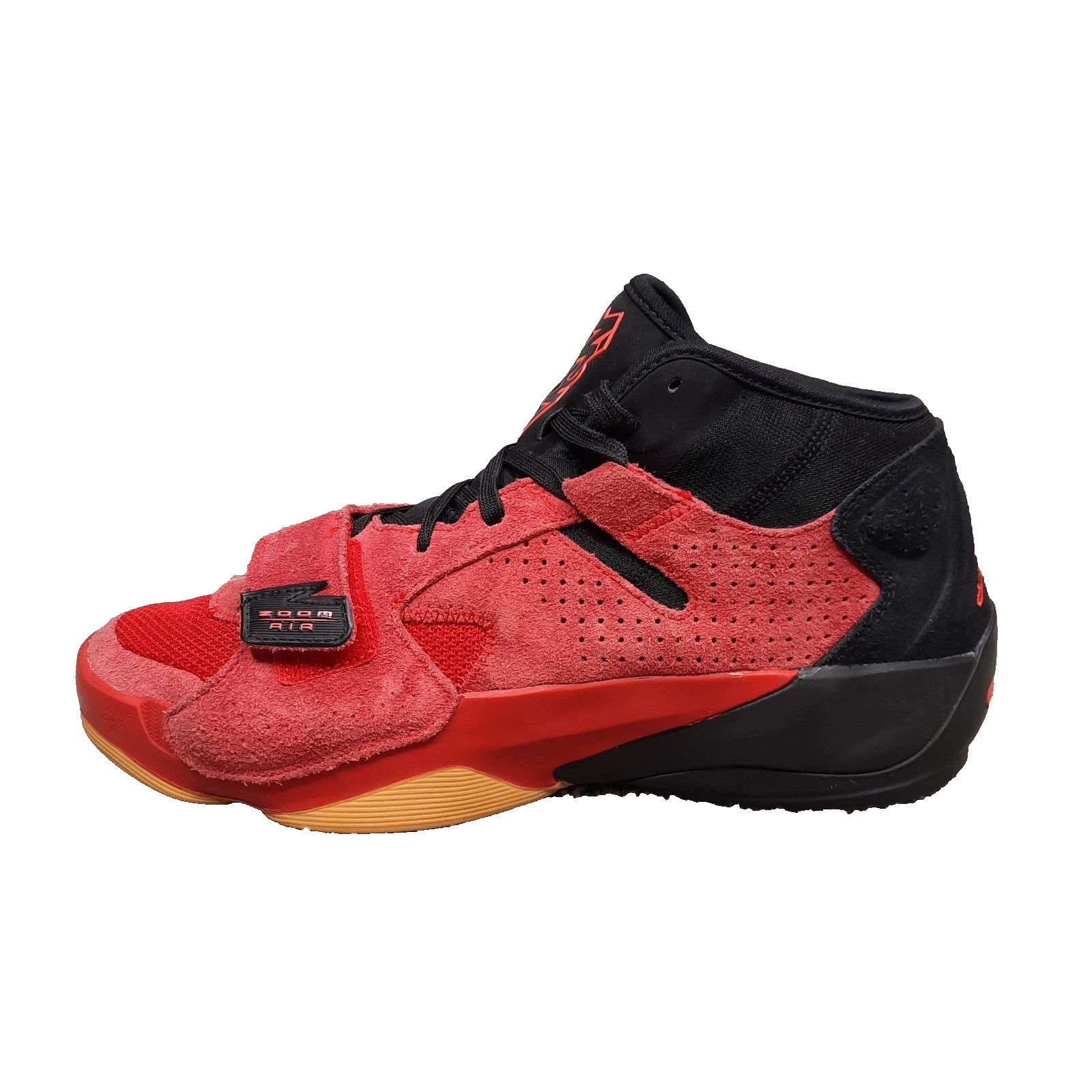 Nike Jordan Zion 2 Red Black Gum Basketball Shoes Sneaker Men’s 13 DO9073 600 SR