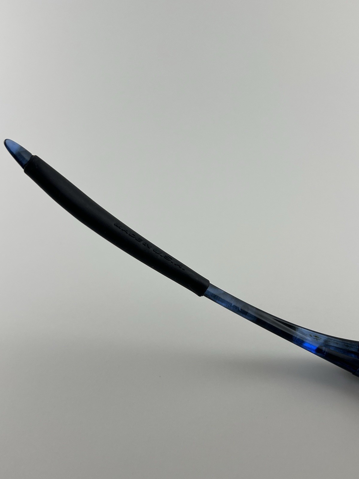 Oakley Minute 1.0 Blue Tortoise Frame Ice Iridium Lens Silver Icons XX RARE