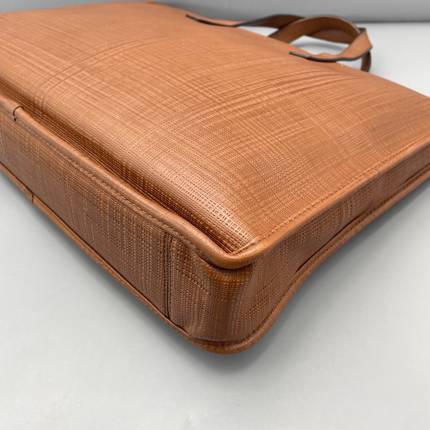 Loewe Pre-Owned Authentic Briefcase Brown 41*28*7cm Free Tracked Shipping