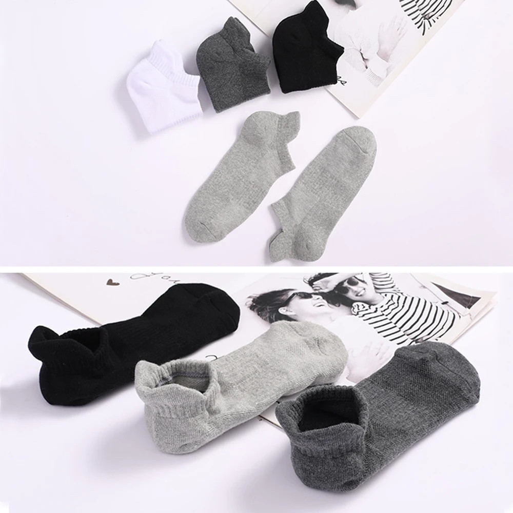 5 pairs Cotton Men’s Running Socks Thick Wear-Resistant Absorbent Deodorant Outd