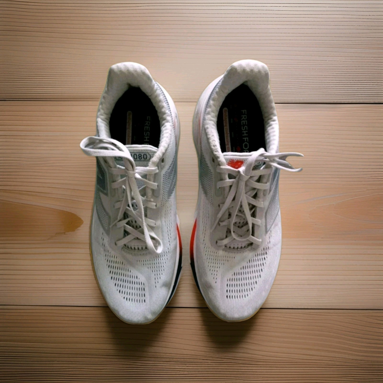 New Balance Fresh Foam x 1080 Running Shoes Ivory Men’s Sz 9.5 Plz See Details