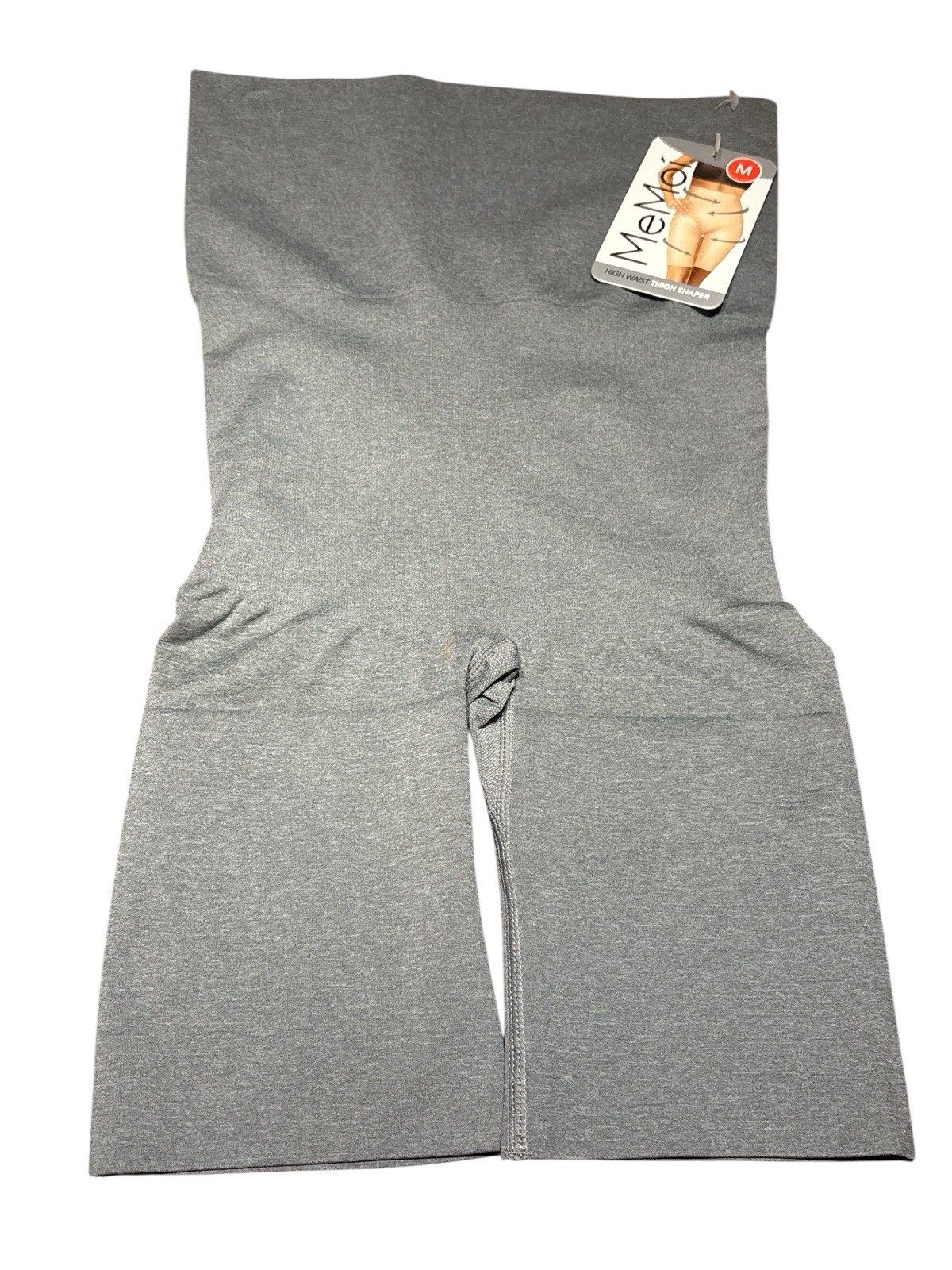 NEW MeMoi High Waist Thigh Shaper Size M Gray Tummy Thigh Hips Butt Control