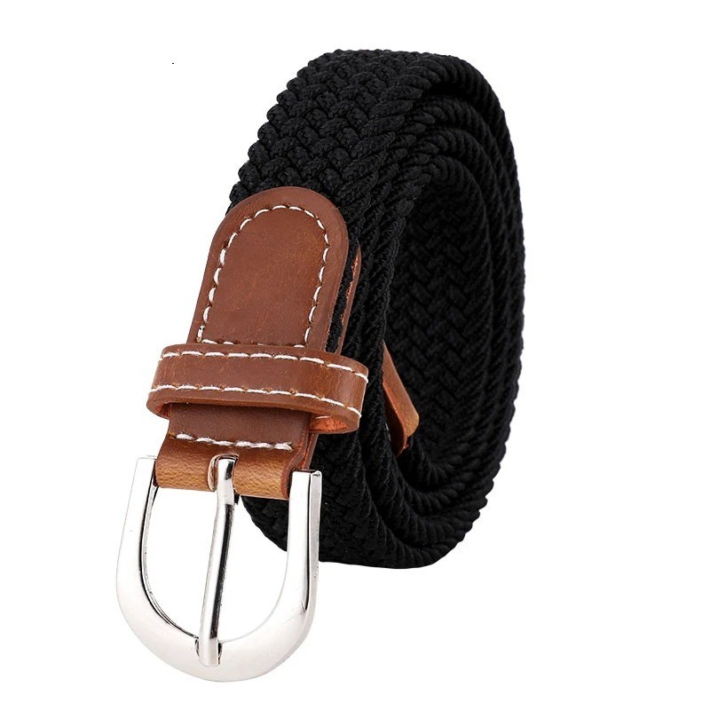 Elastic Fabric Braided Belt,Enduring Stretch Woven Belt for Unisex Men/Women/Jun