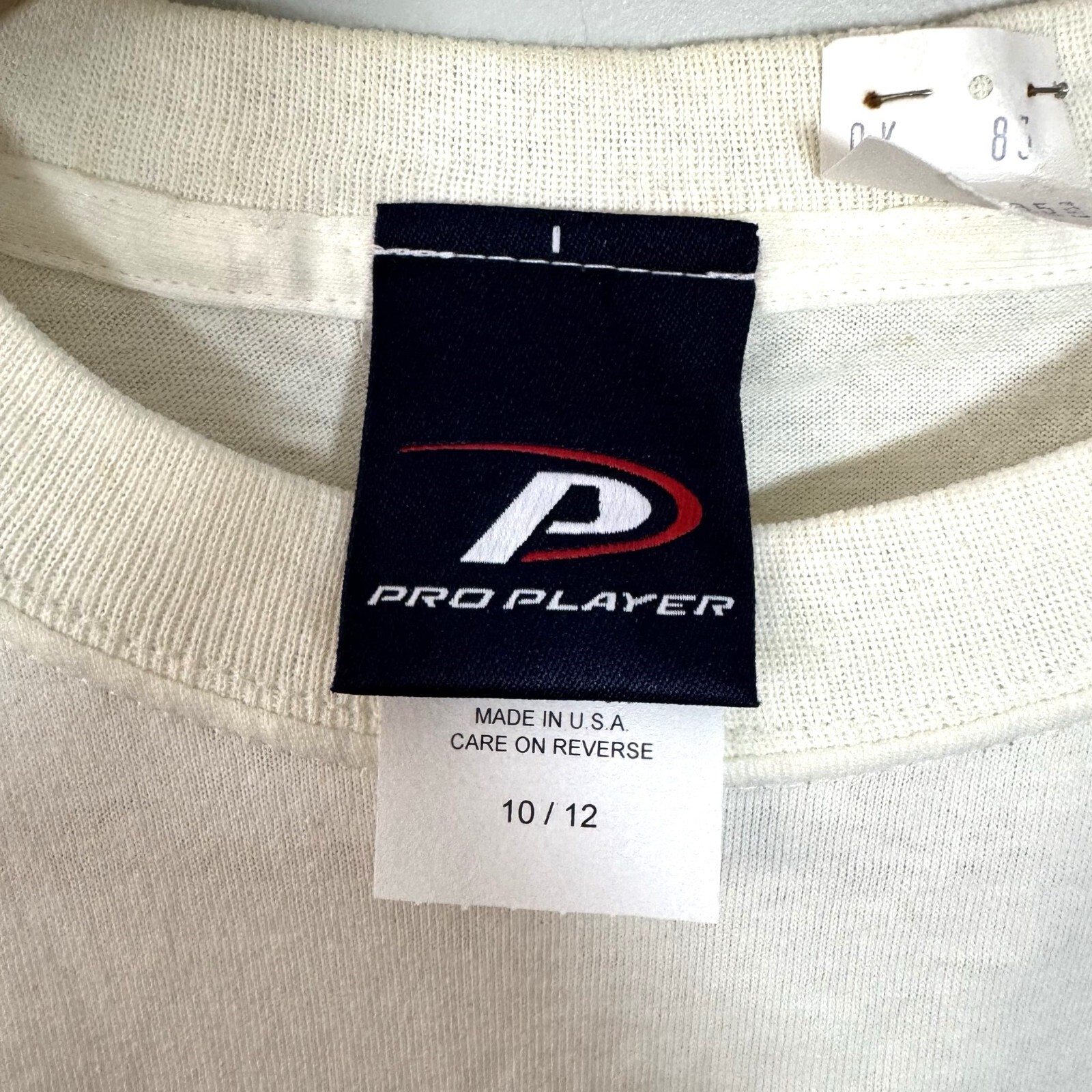 Vintage 90s South of the Border Pro Player Small White Shirt Made in USA