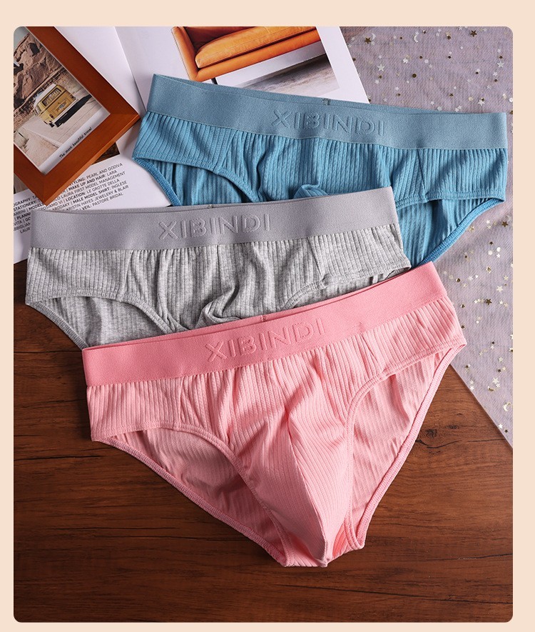 Men Sexy Cotton Knickers Briefs Underwear Large Pouch Bikini Panties Underpants