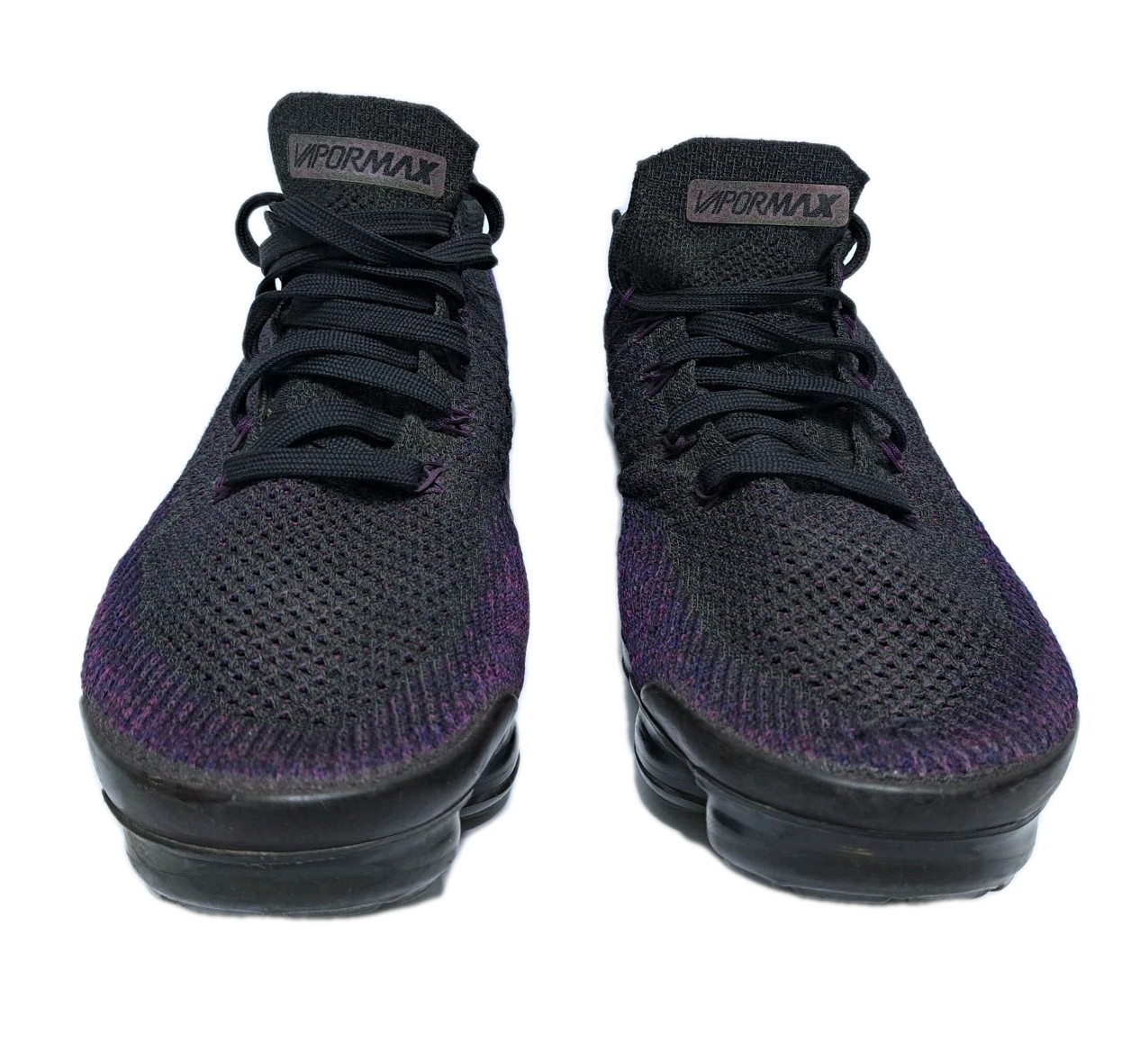 Nike Air VaporMax Mens 8.5 Flyknit 2 Night Purple Black 942842-013