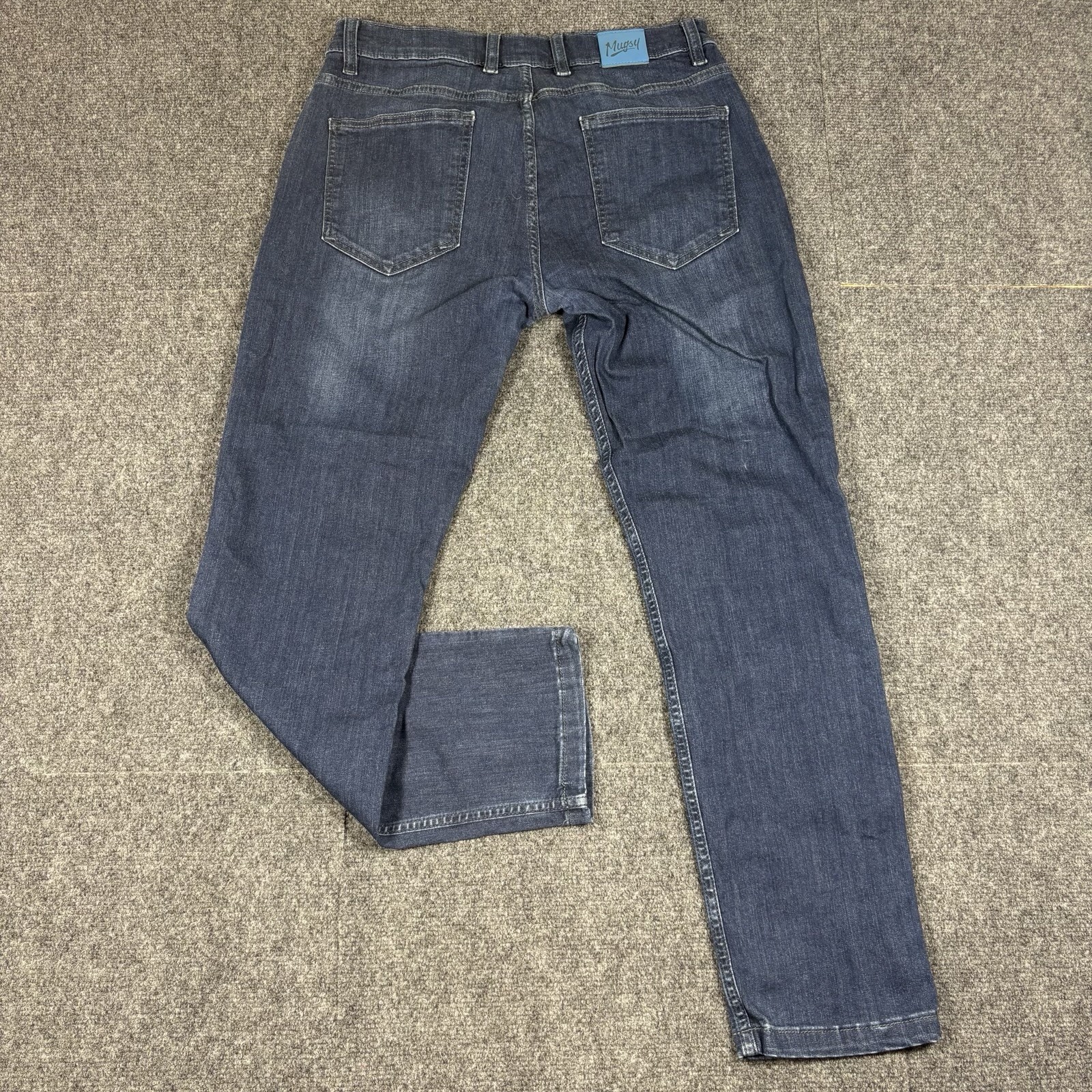 Mugsy Fultons Jeans Men’s Fits 32×29 Blue Dark Wash Stretch Slim FLX3NFU