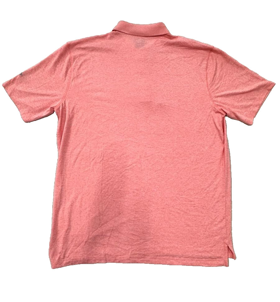 CALLAWAY Polo Golf Men Opti-Dri Coral / Pink Size L New NWT Performance