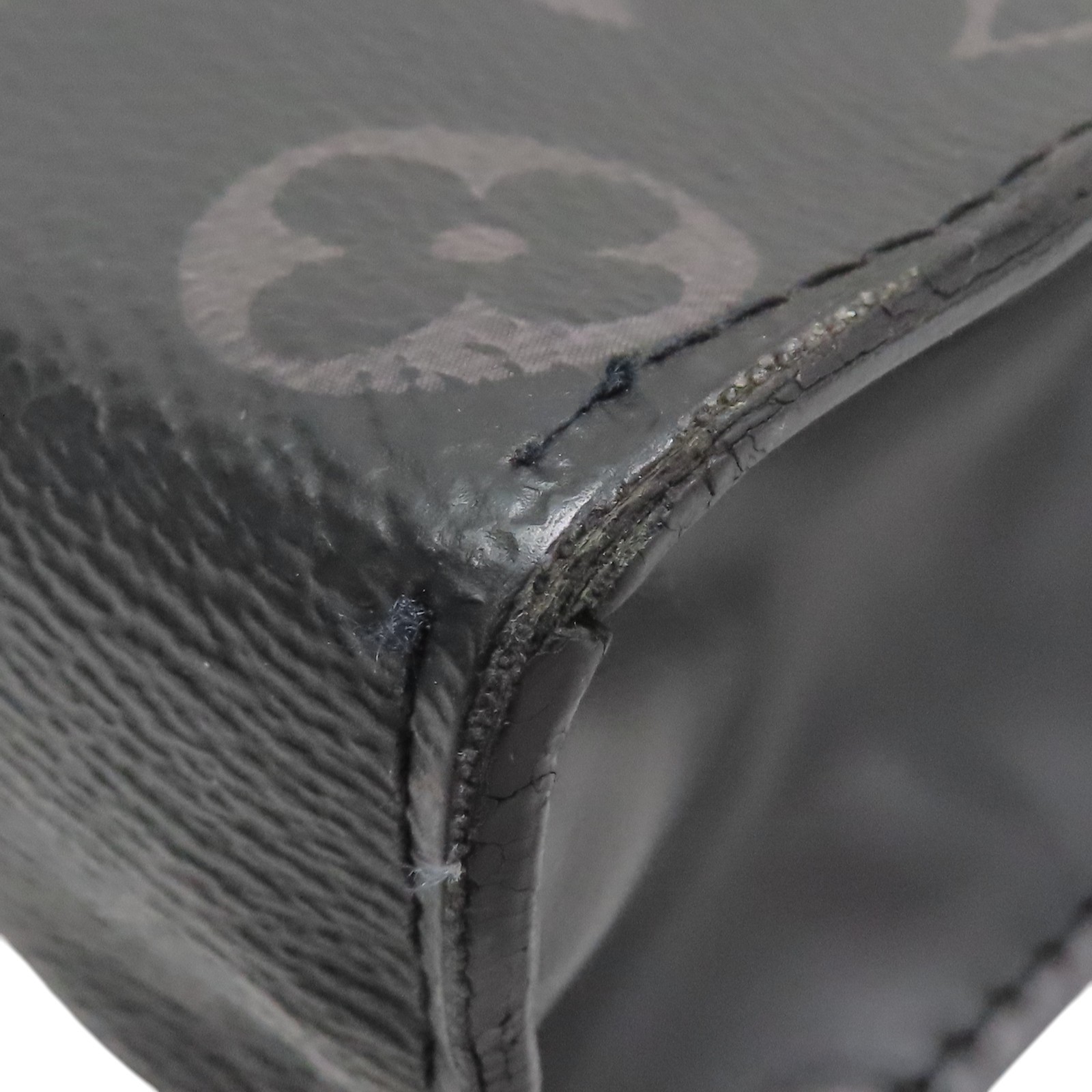 LOUIS VUITTON Pochette Voyage MM Cltuch Bag Monogram Eclipse Black M61692