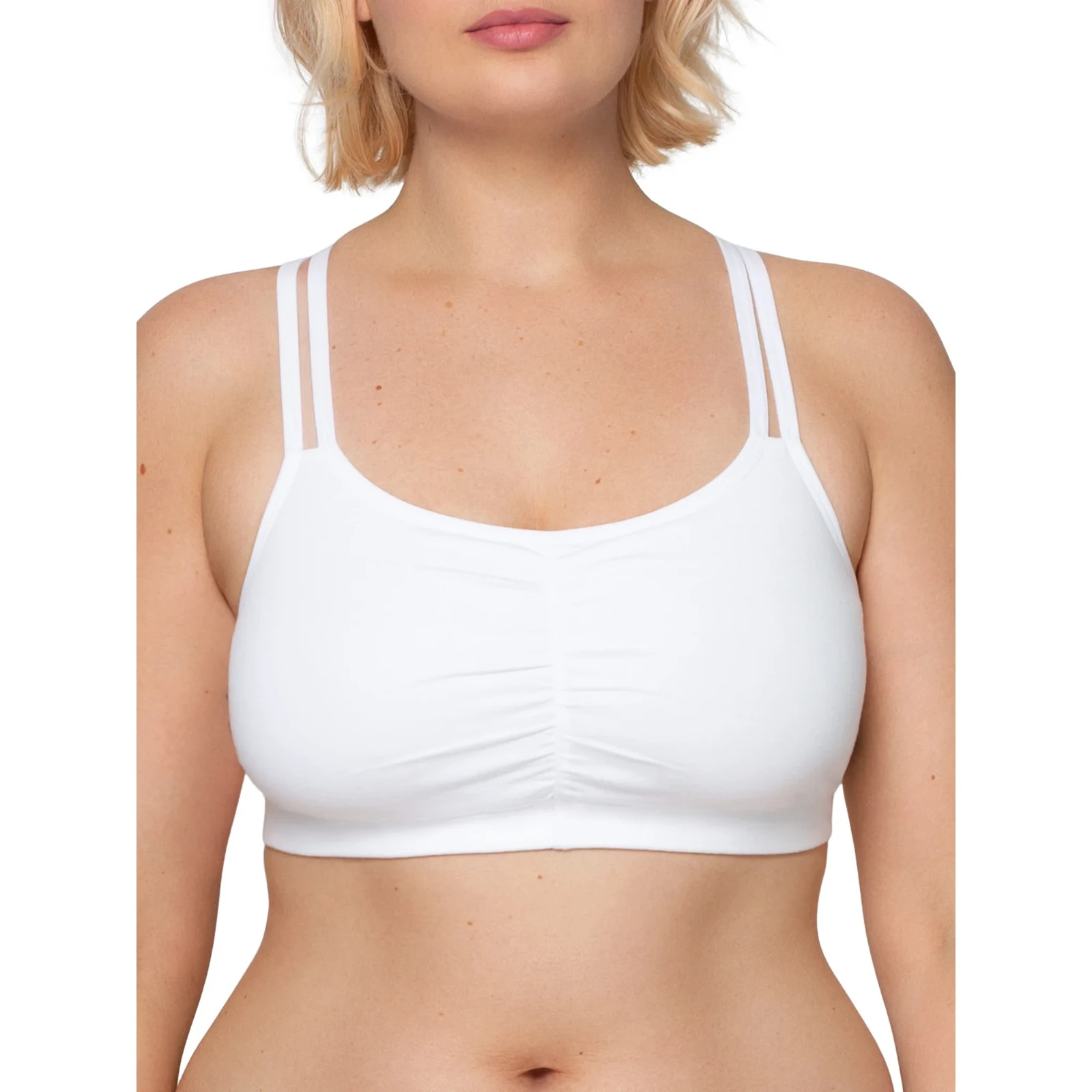 6 pc Fruit of the Loom Stretch Cami Strap Comfort Sport bra XS S M L XL 2X 3X 4X