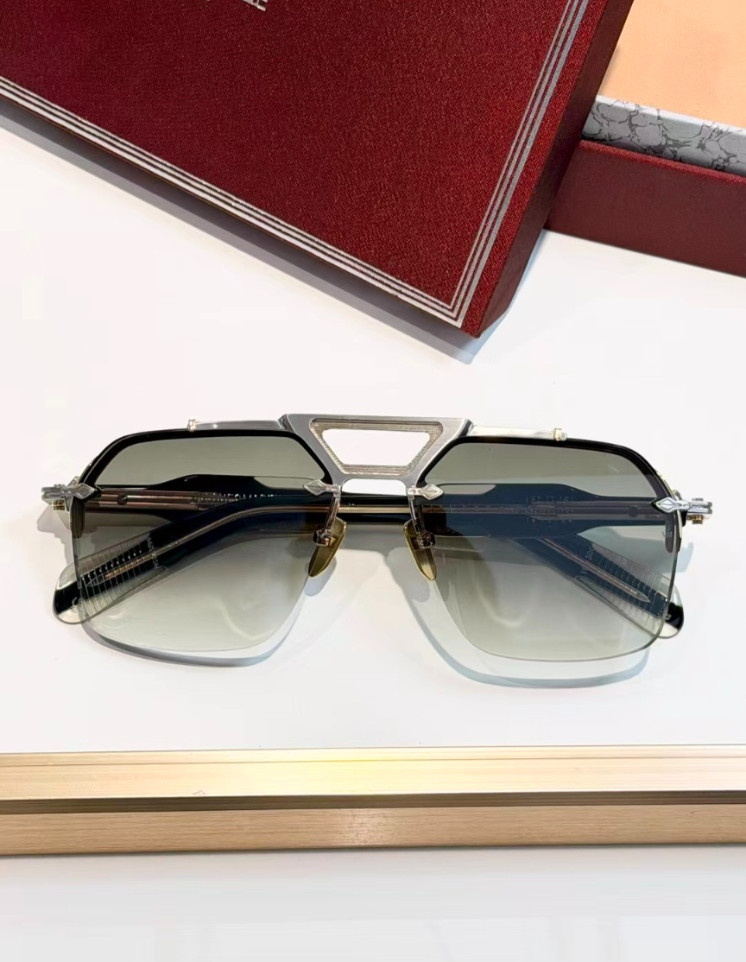 Jacques Marie Mage SILVERTON Silver/Gray Gradient 57-16-140mm With Case New