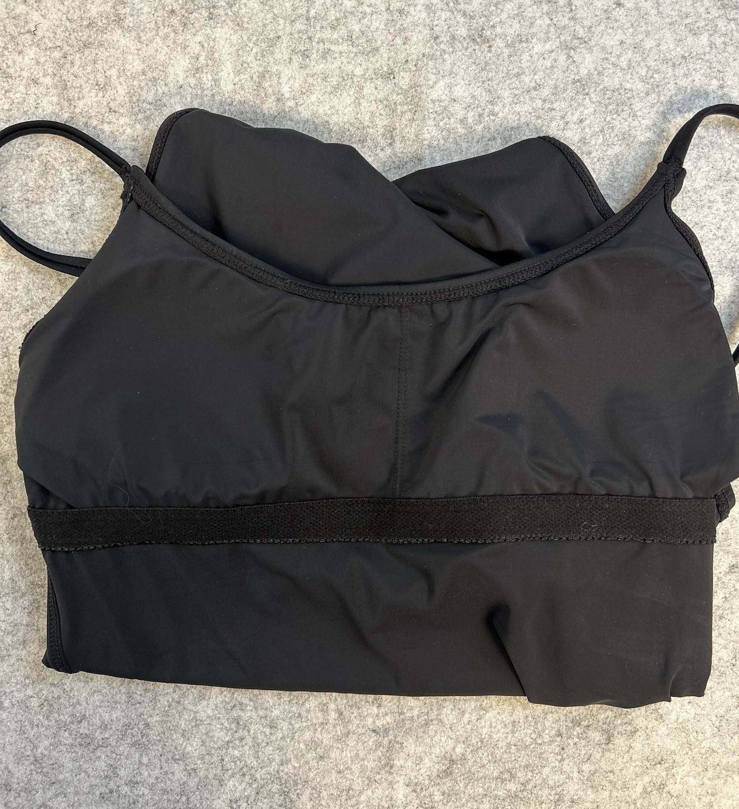 New Women’s Andie Black One Piece Classic Swimsuit / Small