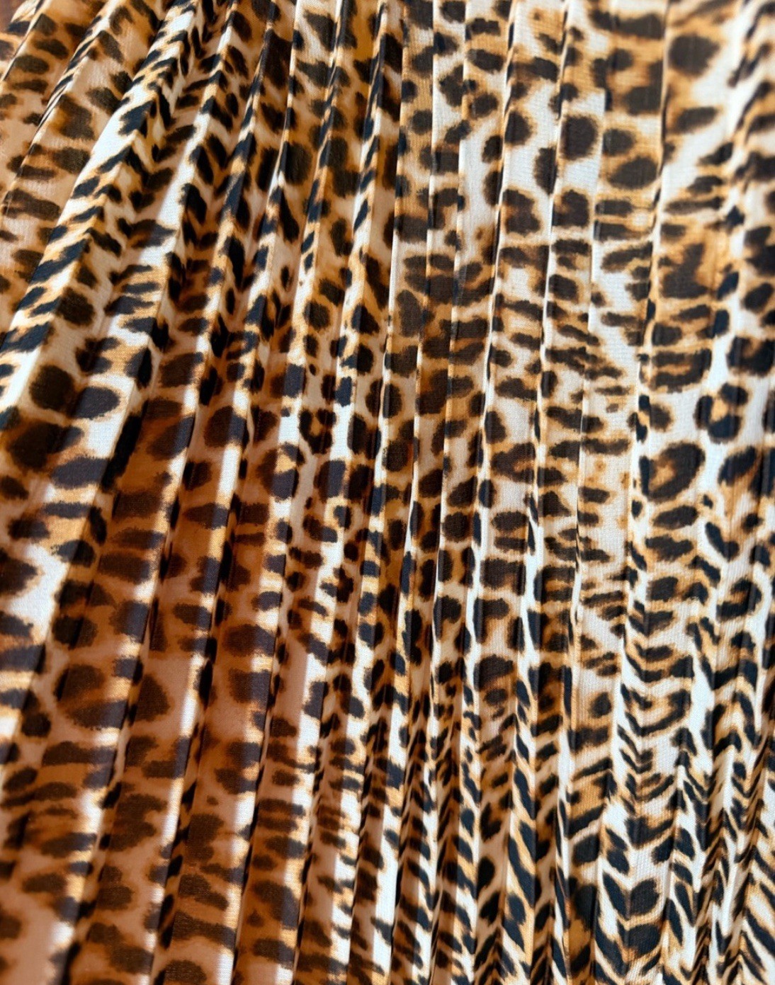 Worthington Women’s Brown Black Leopard Print Mock Neck Sleeveless Blouse PXL