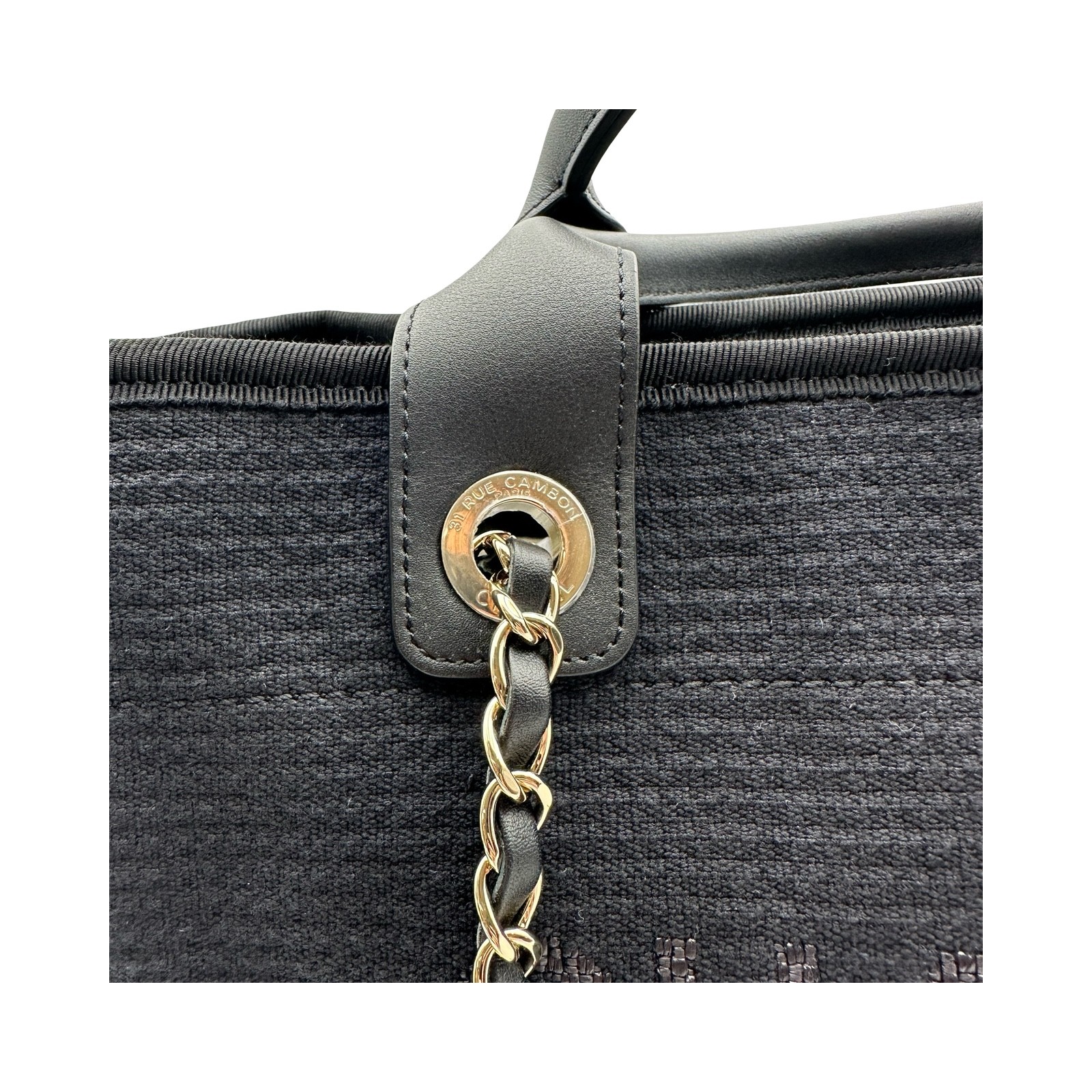 CHANEL Deauville small shopping bag AS3257 Tote Bag Japan ookura