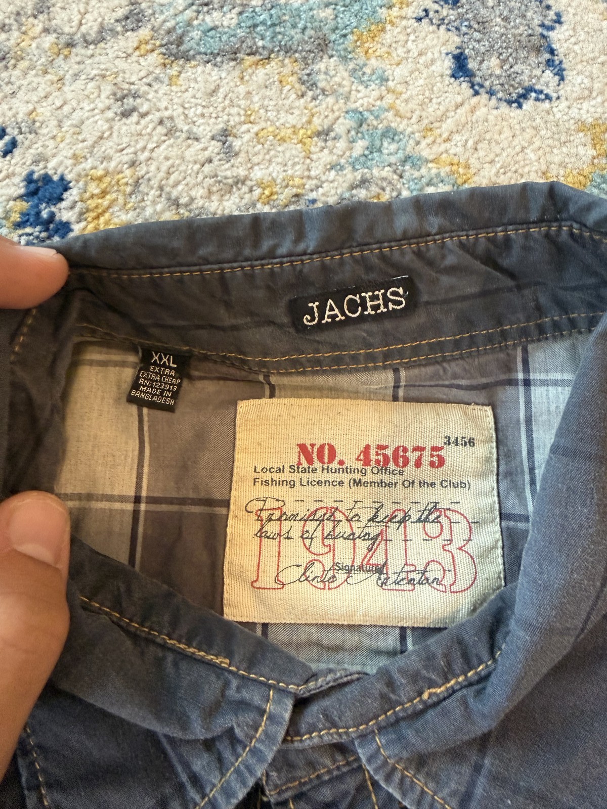 Jachs Goods Pearl Snap Button Down