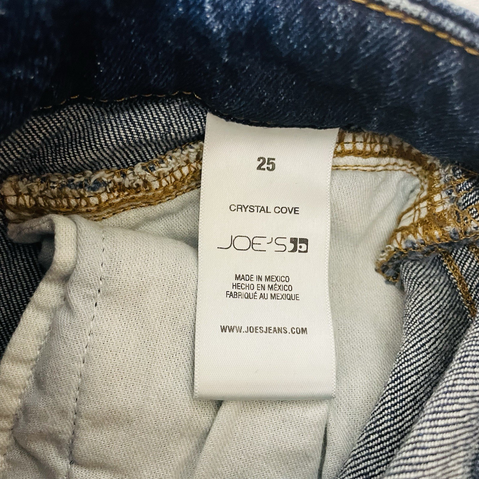 NEW Joe’s Jeans Andrea’s Lookbook Collection High Rise Straight Leg Sz 25 w/Tags
