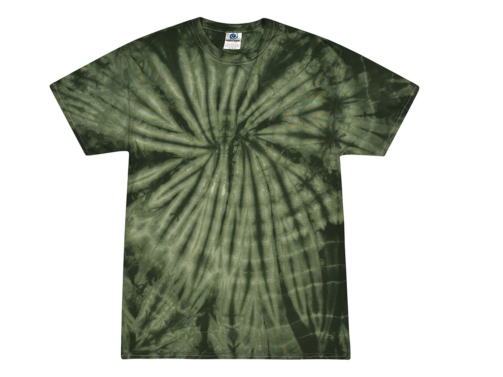 Tie Dye T-Shirts Green Forest Adult S M L XL 2XL 3XL Cotton Colortone