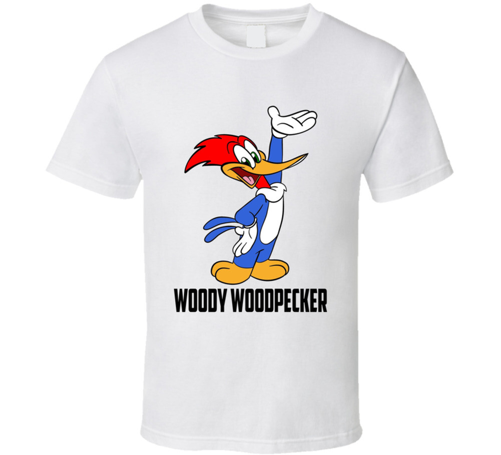 Woody Woodpecker Cartoon Character Fan T Shirt