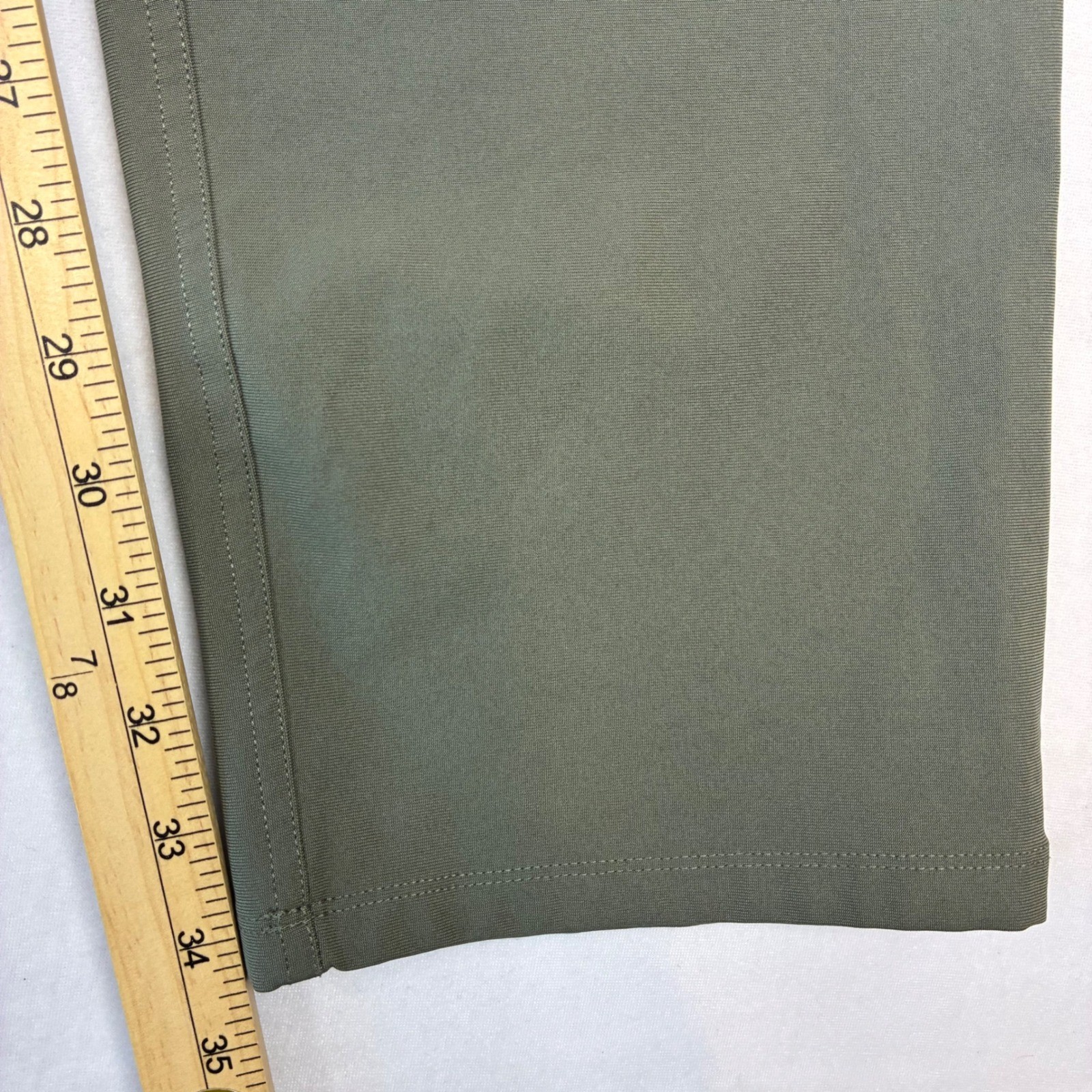 Lululemon ABC Pant Slim Men 36×32 Sage Green Warpstreme 5-Pocket Commuter