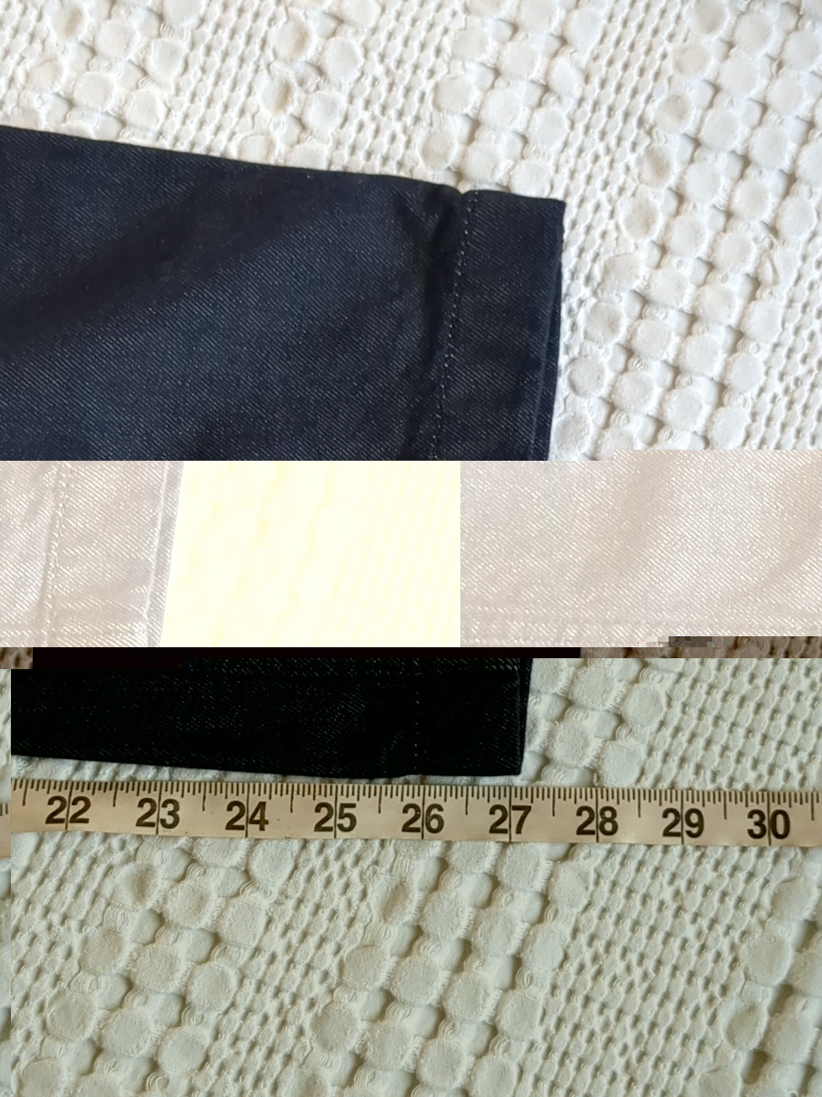 G Star Raw Varve Relaxed Pleated Chino Size 30 Dark Wash Blue 30X27