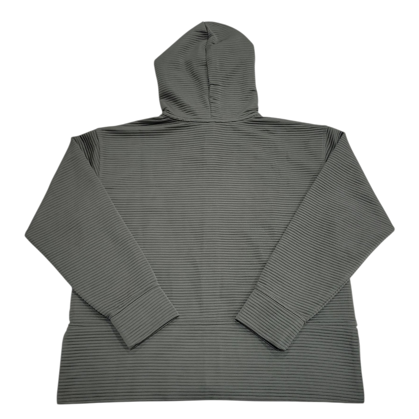 DKNY Women’s Tech Pockets Full-Zip Soft Ottoman Hooded Jacket